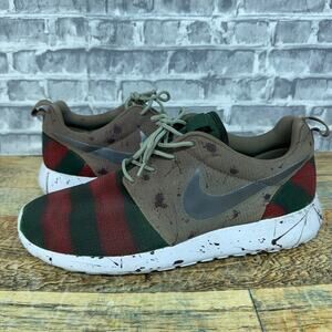 Nike Roshe One Jade Stone Freddy Krueger Custom 511881-335 Mens Size 8.5